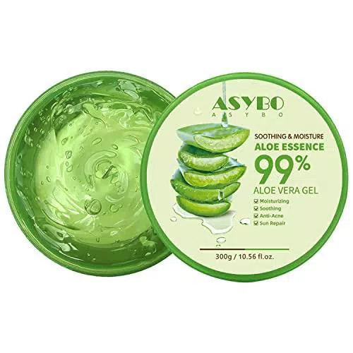 ASYBO 300 ML Gel Naturale di Aloe Vera -Crema Idratante Biologicaenitiva e Idratante