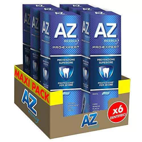 Dentifricio AZ Pro Expert, Protegge fino a 24 ore contro la Placca