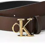 Calvin Klein Jeans Rounded Mono Plaque Belt 35 mm, Cintura