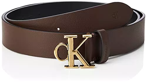 Calvin Klein Jeans Rounded Mono Plaque Belt 35 mm, Cintura