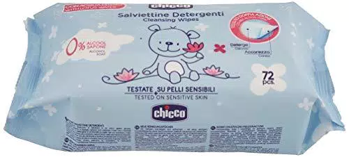 Chicco Salviette Detergenti, Salviette Umidificate Bambini
