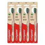 Colgate Set di 4 spazzolini da denti morbidi in bambù