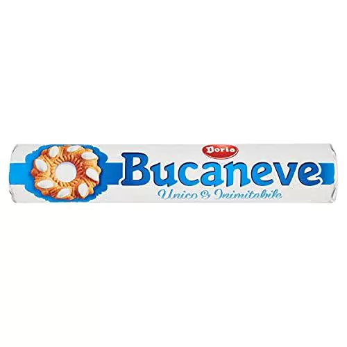 Doria - Bucaneve Classico - Biscotti Ideali per la tua Colazione o Spuntino - Confezione Tubo da 200 gr
