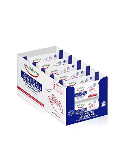 Equilibra Salviette Detergenti Lava-Mani Igienizzanti