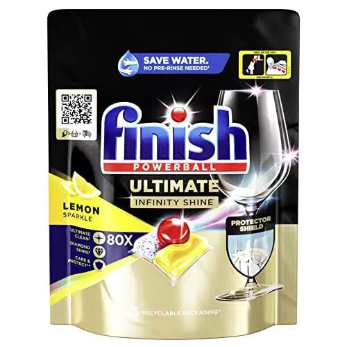 Finish Ultimate Infinity Shine Pastiglie Lavastoviglie al Limone