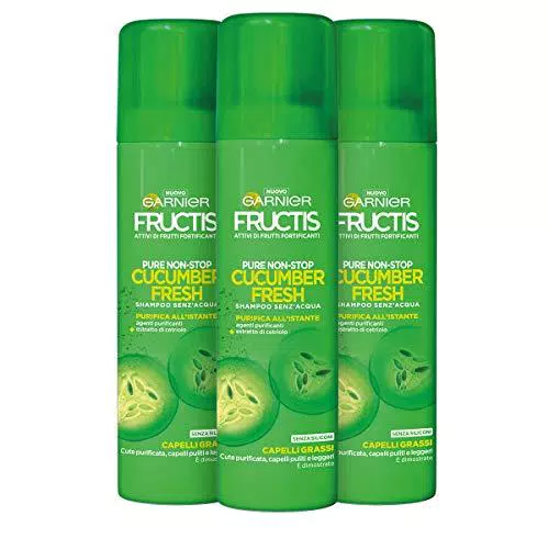 Garnier Shampoo Secco Fructishampoo Secco Pure Non Stop Cucumber Fresh​