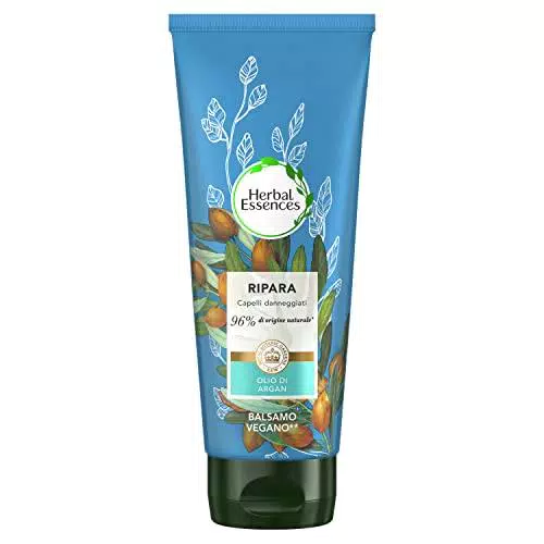 Herbal Essences Balsamo per Capelli Danneggiati, con Olio di Argan