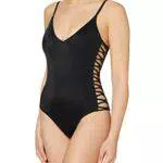Iris & Lilly Auk11702 Costumi da Bagno, Nero, 42