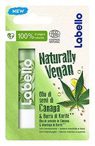 LABELLO NATURALLY VEGAN Olio di Semi di Canapa e Burro di Karitè 5