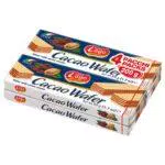 LAGO, Multipack Cacao 4x50g, Wafer con Crema Cacao 69% con 5 Strati Friabili di Wafer e una Crema Cioccolato Vellutata