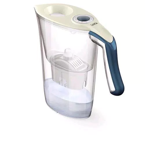 Laica Carmen Tosca Caraffa Filtrante, Crema/Blu Scuro