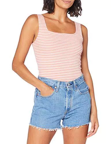 Levi's 501 Original Short Oxnard Pantaloncini, Blu, 23W Donna