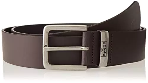 Levi's New Albert Cintura, Dark Brown, Gürtel 120 Uomo