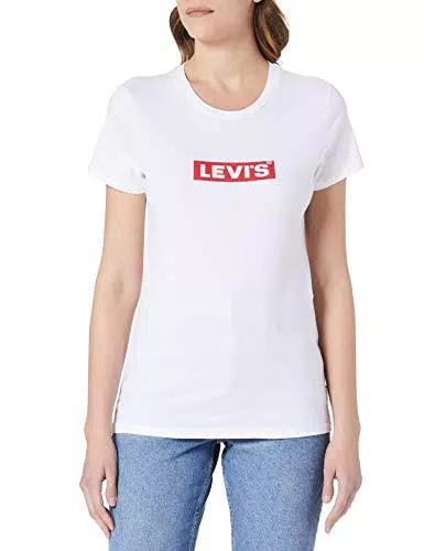 Levi's The Perfect Tee Box Tab White+ Graphic Maglietta