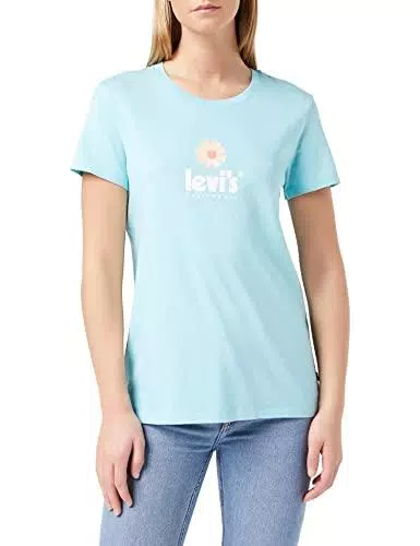 Levi's The Perfect Tee Poster Logo Daisy Chestaglietta Donna