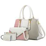 LUOWAN Borse Donna Offerta Borse a Mano Tracolla Pelle PU Shopper Borse a Spalla Borse Tote Borsa Donna Grande 4 Pezzi Tote