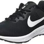 Nike Revolution 6neaker Donna, Black White Dark Smoke Grey Cool Grey