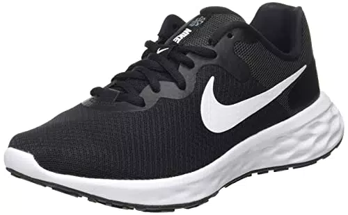 Nike Revolution 6neaker Donna, Black White Dark Smoke Grey Cool Grey