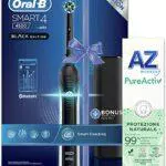 Oral-B Smart 4 4500 Spazzolino Elettrico, Dentifricio AZ Pure Activ Incluso