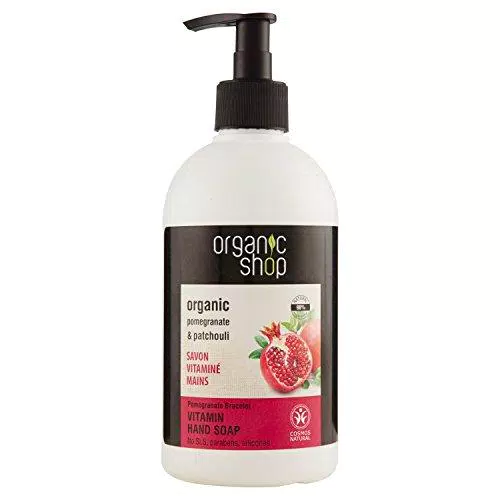 Organic Shop Sapone Liquido Mani Vitaminico Pomegranate & Patchouli - 500 ml