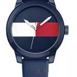 Tommy Hilfiger Orologio Analogico al Quarzo da Uomo con Cinturino in Silicone Blu Navy - 1791322