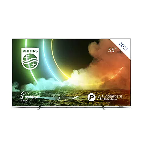 Philips 55OLED706 4K UHD OLED Android TV, Smart TV 4K 55 pollici con Ambilight