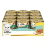 Purina Gourmet Gold Mousse Cibo Umido per Gatti con Merluzzo e Carote