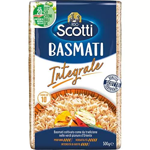 Riso Scotti Riso Basmati Integrale Pronto in 10', 500g