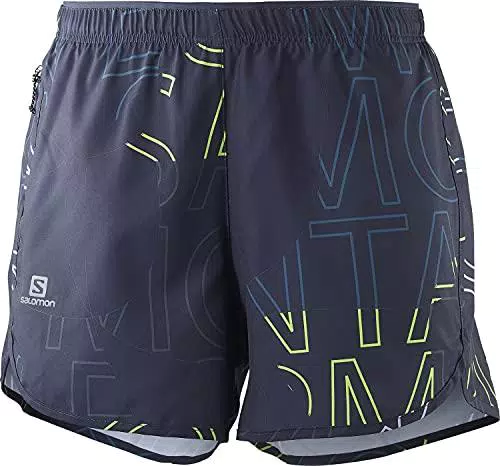 Salomon Agile Short, Pantaloncini da Corsa, Donna, Blu Scuro