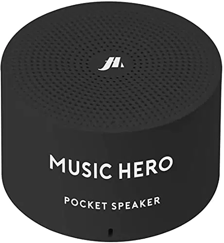 SBS Mini speaker wireless rotondo da 3 Watt, nero