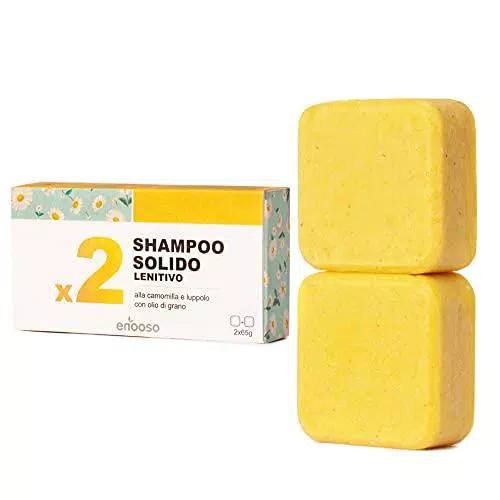 Shampoo Solido Bio Lenitivo e Illuminante alla Camomilla