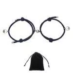 SNOWZAN - Coppia di bracciali magnetici intrecciati a mano
