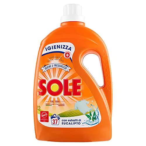 Sole Detersivo Liquido Per Lavatrice, 37 Lavaggi, Eucalipto