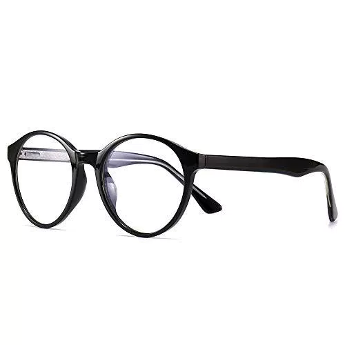 SUNGAIT Occhiali da Vista Rotondi Vintage Occhiali Blue Light Blocking Occhiali Anti-luce Blu)