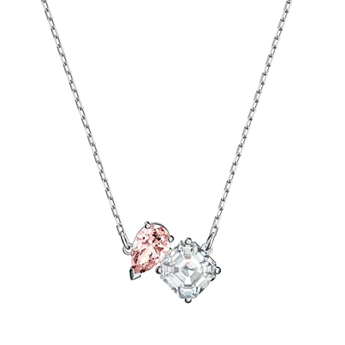 Swarovski Collana Attract Soul, Rosa, Placcato rodio