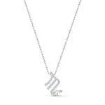 Swarovski Pendente Zodiac II, Scorpione, Bianco, Mix di placcature