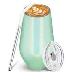 Tazza da caffè to go, 500 ml, in acciaio inox, con coperchio ecologico