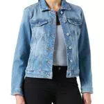 TOM TAILOR 1016402 Giacchetto Denim, 10142-Light Stone Blue