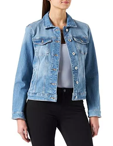 TOM TAILOR 1016402 Giacchetto Denim, 10142-Light Stone Blue
