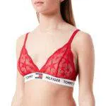 Tommy Hilfiger Triangle Bra Reggiseno, Primary Red