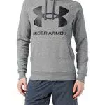 Under Armour, Maglietta da Uomo Rival in Pile con Logo Grande