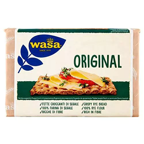 Wasa Original, Cracker con 100% Farina di Segale, 275 g