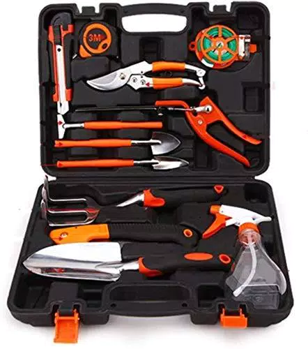 Wikay Set di Attrezzi da Giardino 12 Pezzi Regali da Giardinaggio