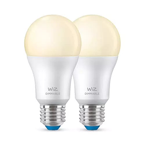 WiZ Lampadina Smart, Attacco E27uce Bianca Calda Dimmerabile