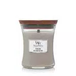 WoodWick Hourglass Candela Profumata Media con Stoppino Scoppiettante, Focolare (Fireside)