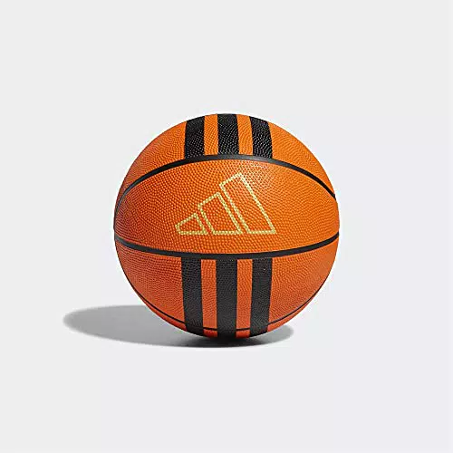 adidas 3S Rubber X2 Palla, Adulti Unisex, Arancione/Nero