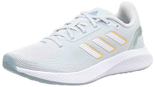 adidas RUNFALCON 2.0, Sneaker Donna, Blue Tint S18/ftwr White/Flash Orange