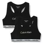 Calvin Klein 2PK Bralette Reggiseno, Pvhblack/Pvhblack