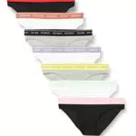 Calvin Klein 7PK Intimo in Stile Bikini, Gry Heather_Black_Coloured WB