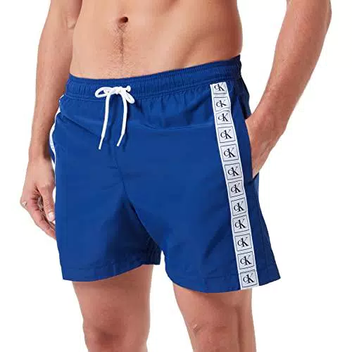 Calvin Klein Medium Drawstring KM0KM00715 Shorts, Bold Blue